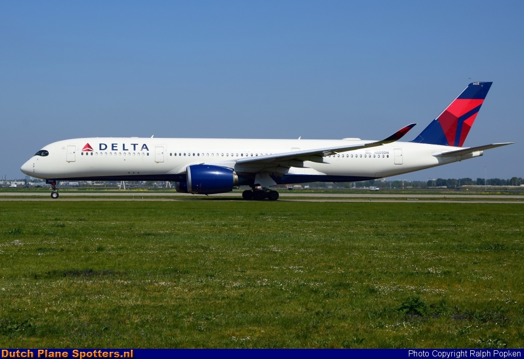 N505DN Airbus A350-900 Delta Airlines by Ralph Popken