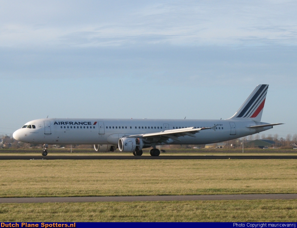 F-GTAY Airbus A321 Air France by mauricevanrij