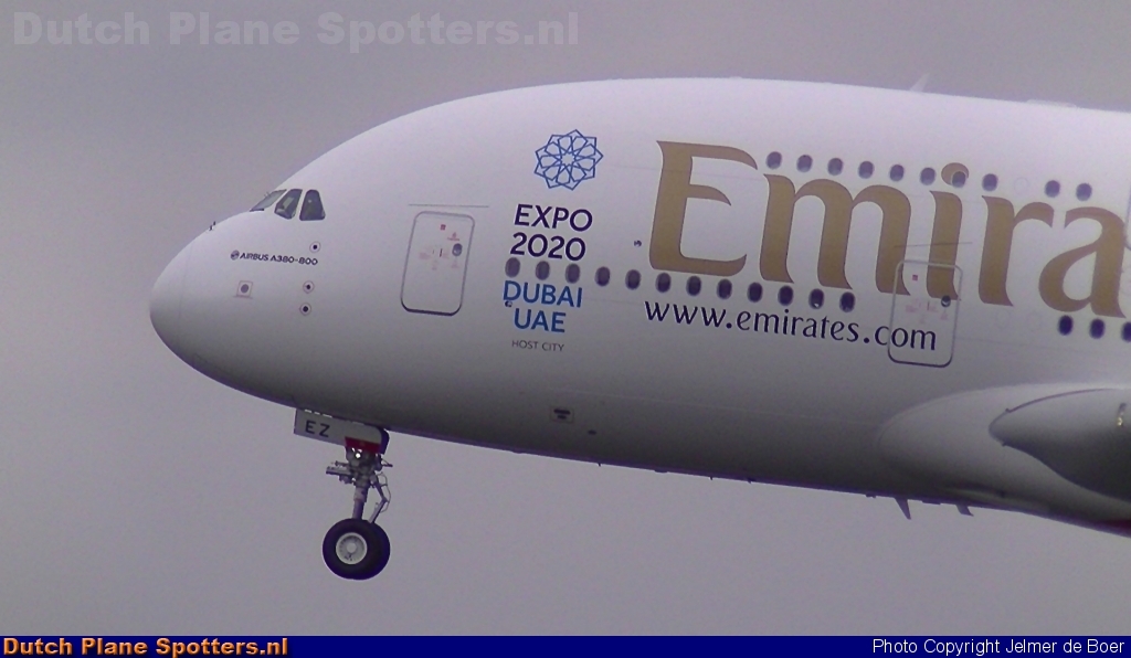 A6-EEZ Airbus A380-800 Emirates by Jelmer de Boer