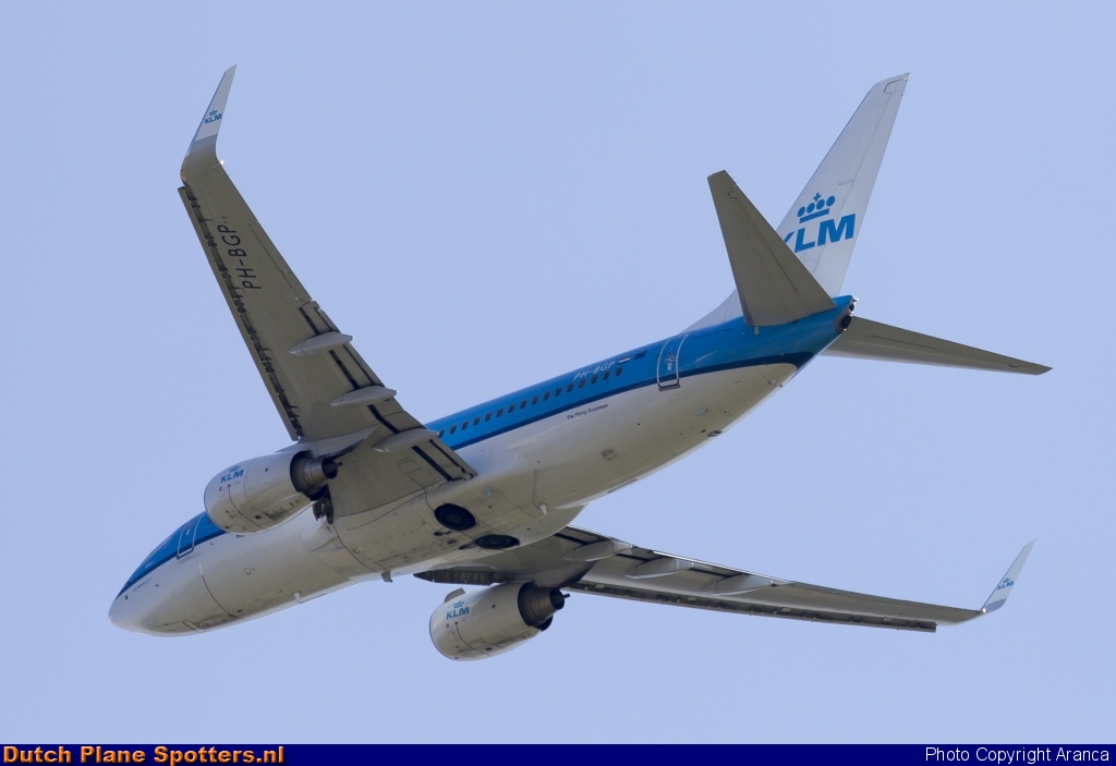 PH-BGP Boeing 737-700 KLM Royal Dutch Airlines by Aranca