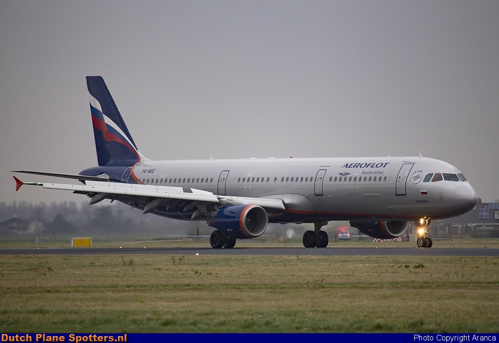 VQ-BEE Airbus A321 Aeroflot - Russian Airlines by Aranca