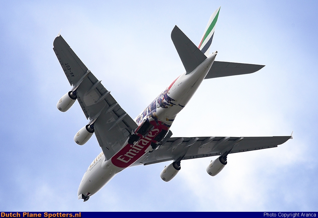 A6-EOT Airbus A380-800 Emirates by Aranca