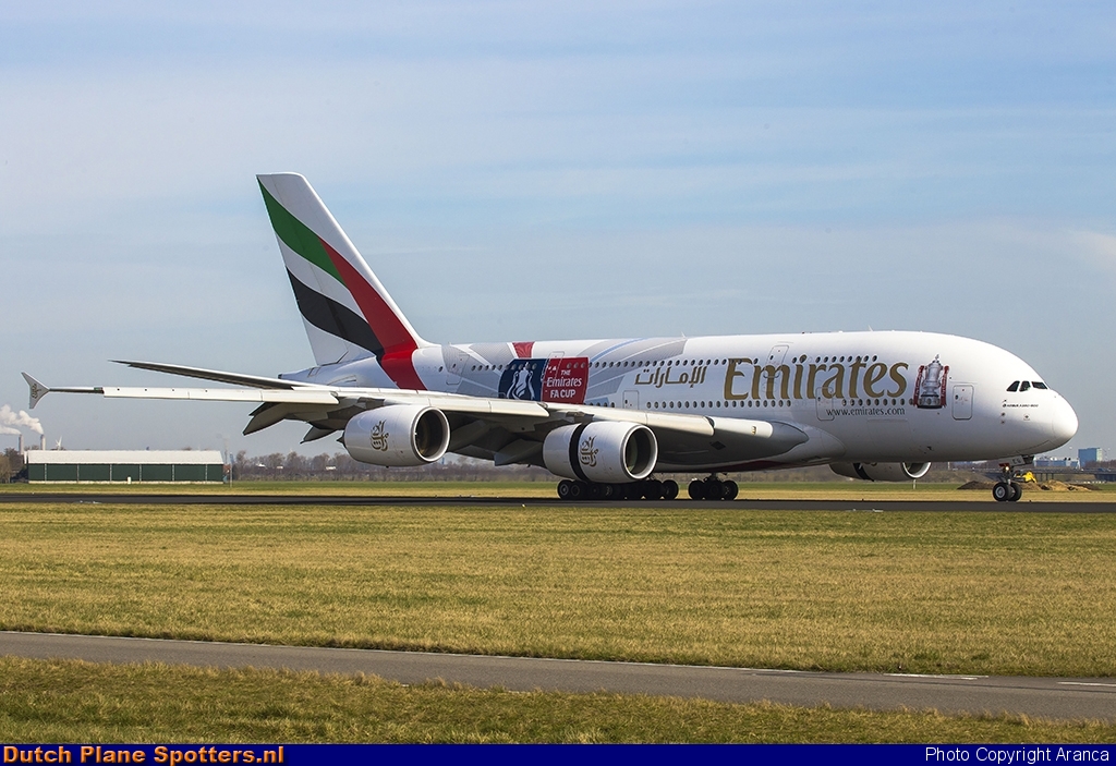 A6-EES Airbus A380-800 Emirates by Aranca