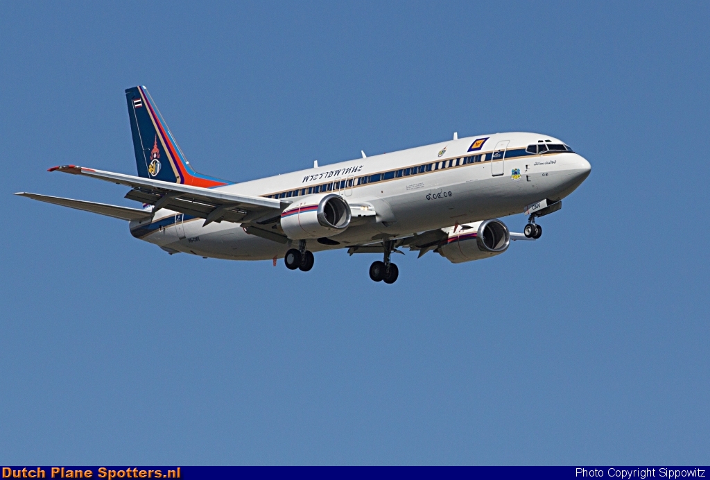 HS-CMV Boeing 737-400 MIL - Thailand Air Force by Sippowitz
