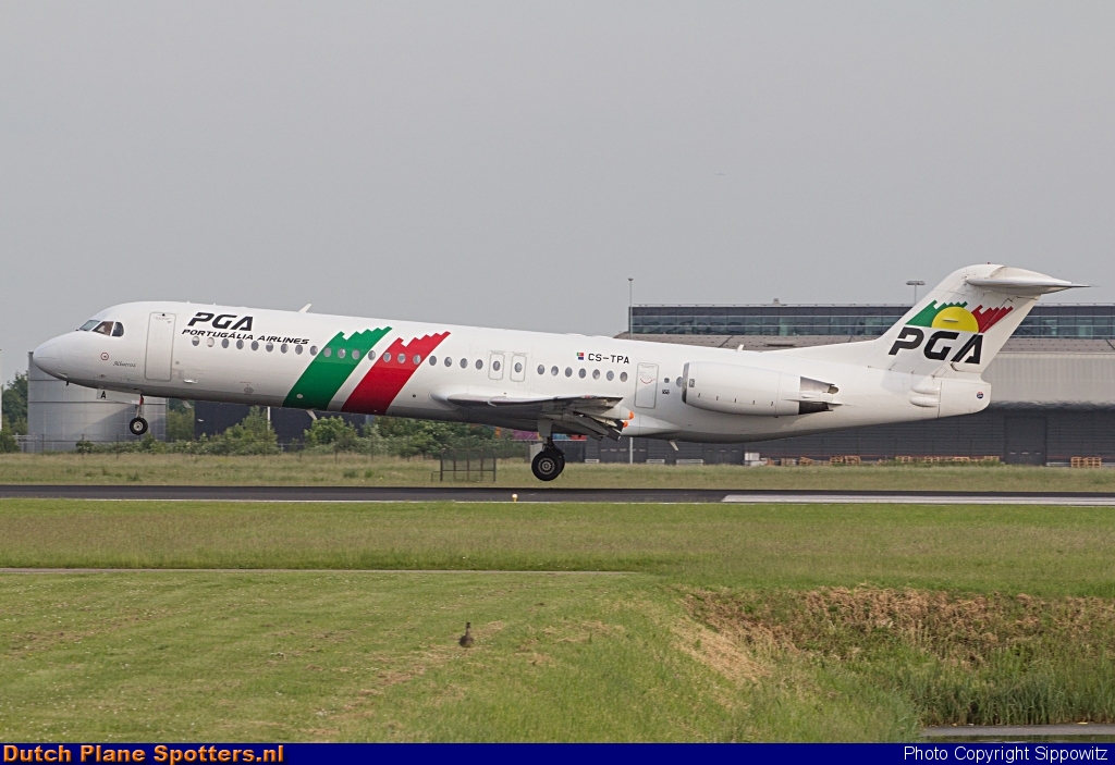 CS-TPA Fokker 100 PGA Portugalia Airlines by Sippowitz