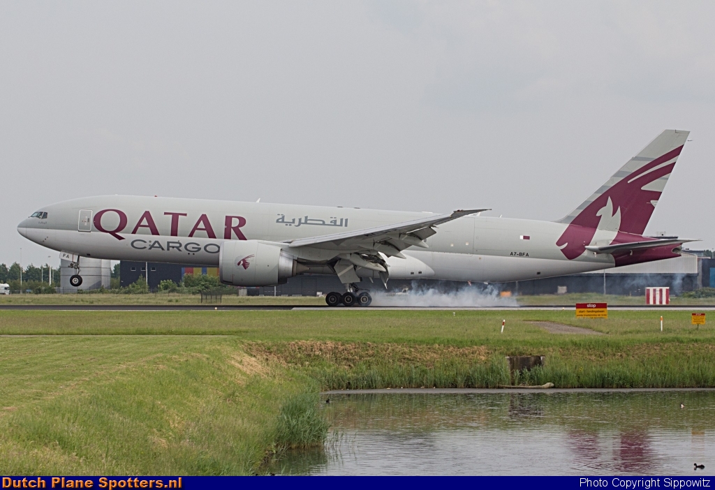 A7-BFA Boeing 777-F Qatar Airways Cargo by Sippowitz