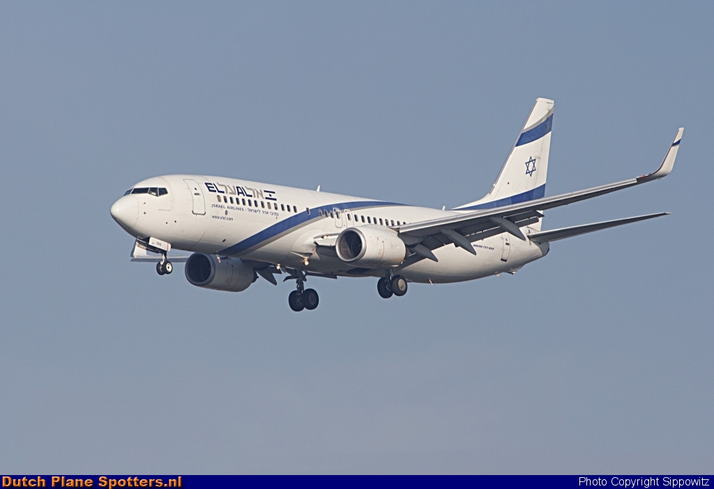 4X-EKB Boeing 737-800 El Al Israel Airlines by Sippowitz