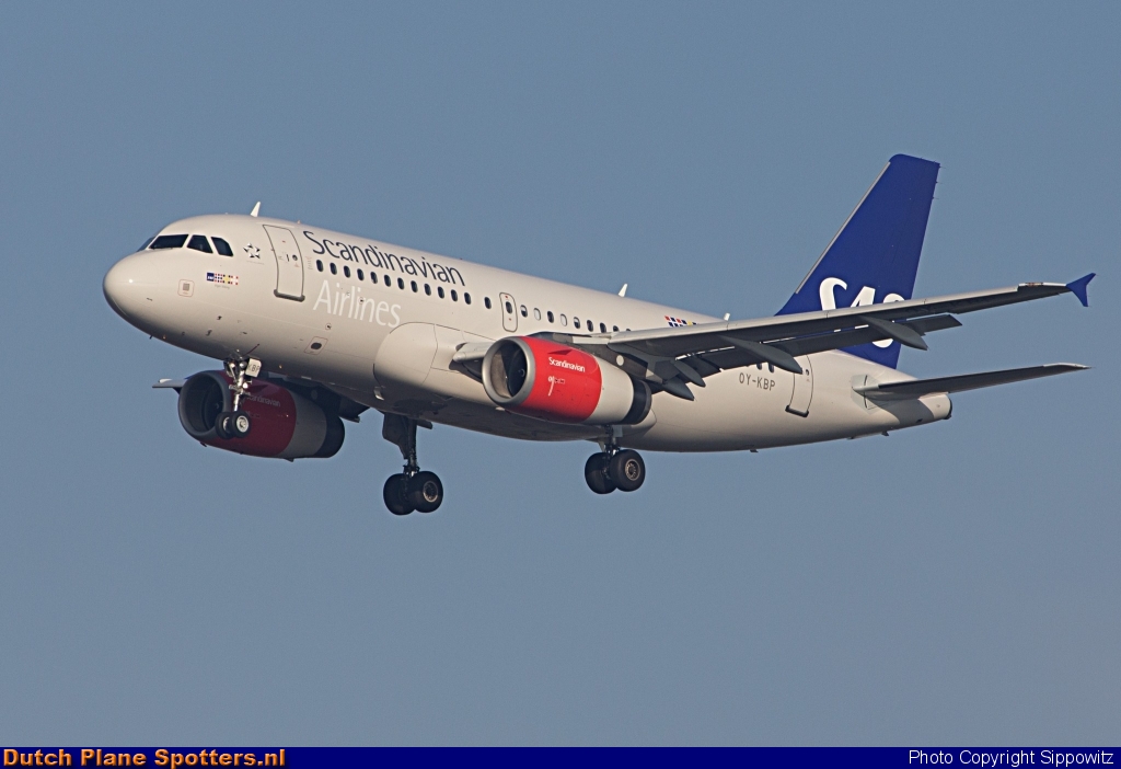 OY-KBP Airbus A319 SAS Scandinavian Airlines by Sippowitz