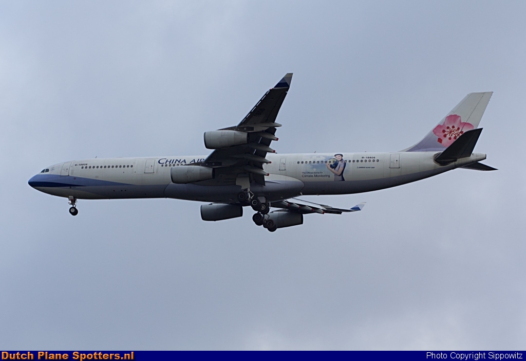 B-18806 Airbus A340-300 China Airlines by Sippowitz