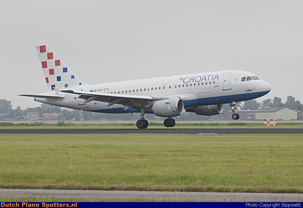 9A-CTL Airbus A319 Croatia Airlines by Sippowitz
