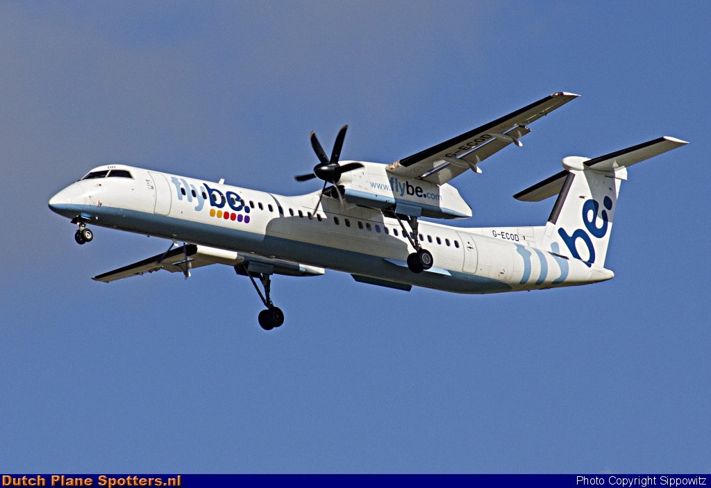 G-ECOD Bombardier Dash 8-Q400 Flybe by Sippowitz