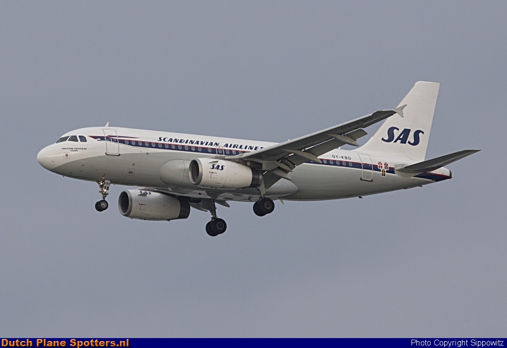 OY-KBO Airbus A319 SAS Scandinavian Airlines by Sippowitz