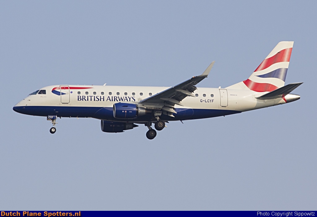 G-LCYF Embraer 170 BA CityFlyer (British Airways) by Sippowitz