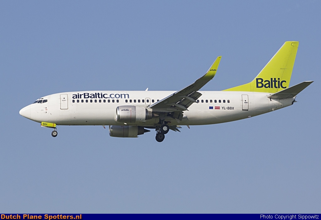 YL-BBX Boeing 737-300 Air Baltic by Sippowitz