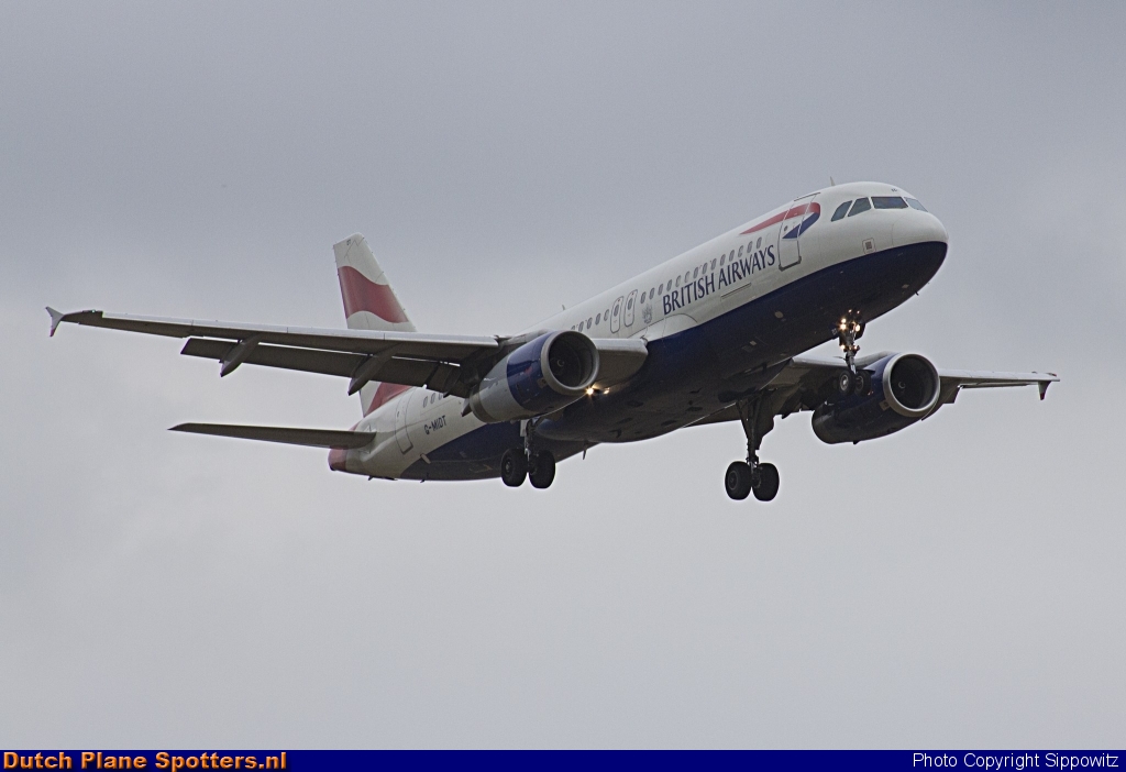 G-MIDT Airbus A320 British Airways by Sippowitz