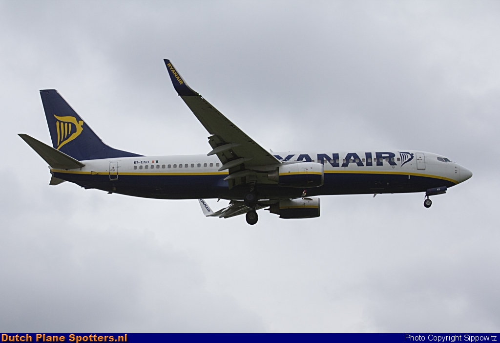 EI-EKD Boeing 737-800 Ryanair by Sippowitz