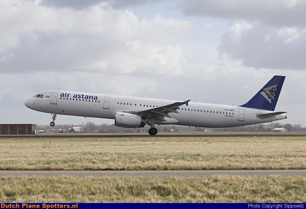 P4-OAS Airbus A321 Air Astana by Sippowitz