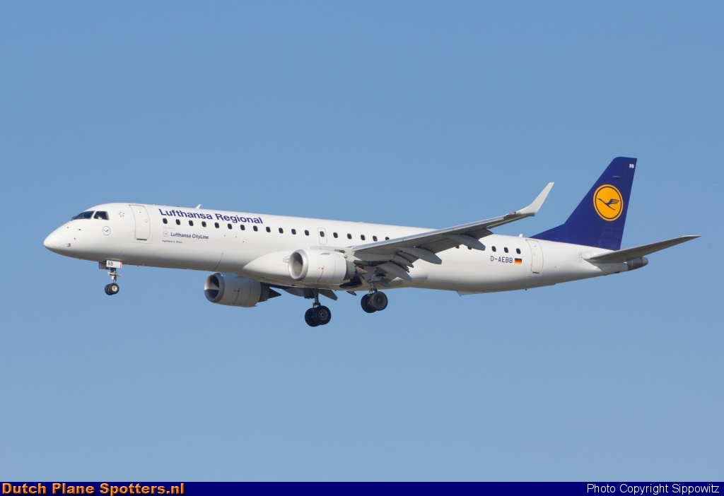 D-AEBB Embraer 195 CityLine (Lufthansa Regional) by Sippowitz
