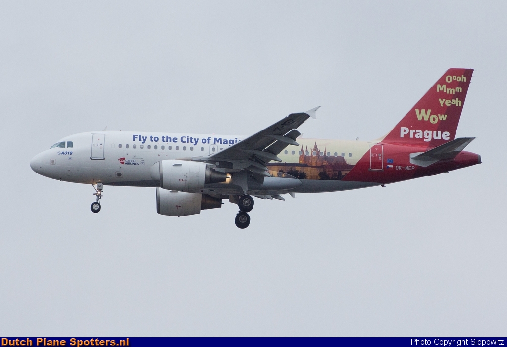 OK-NEP Airbus A319 CSA Czech Airlines by Sippowitz