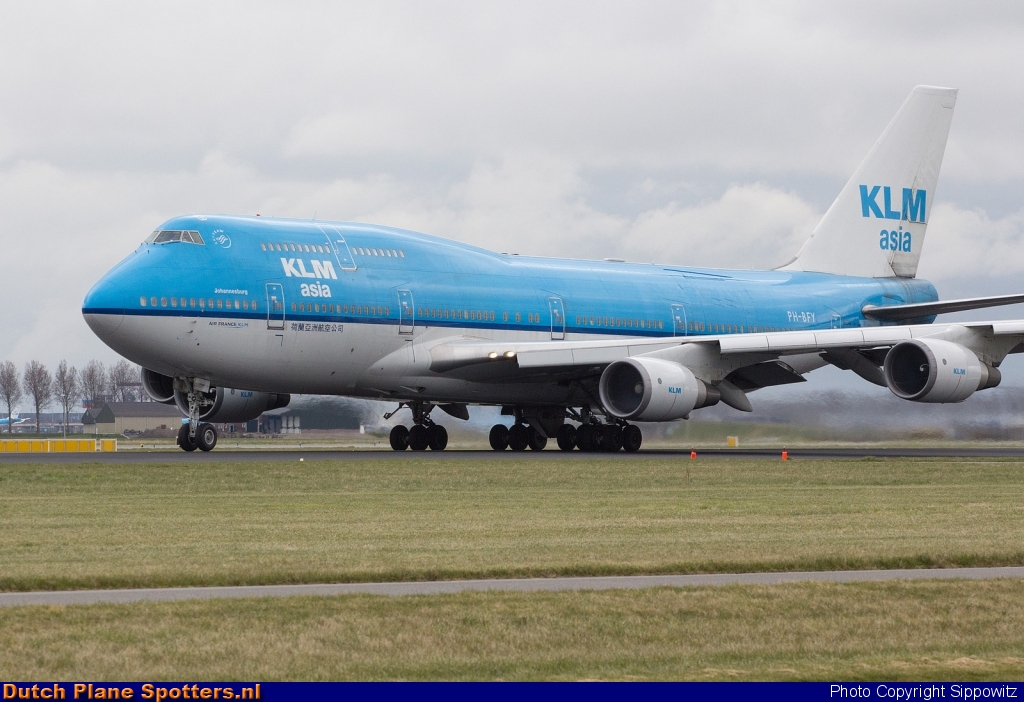 PH-BFY Boeing 747-400 KLM Asia by Sippowitz