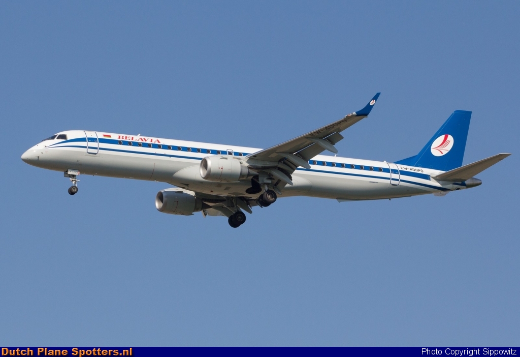 EW-400PO Embraer 195 Belavia Belarusian Airlines by Sippowitz