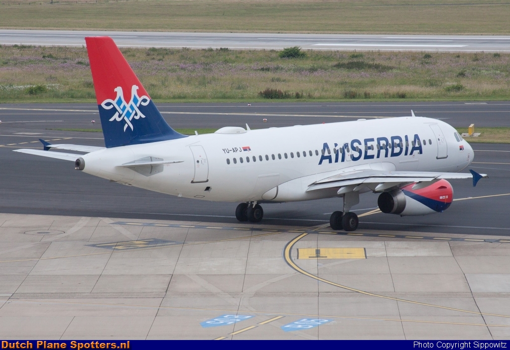 YU-APJ Airbus A319 Air Serbia by Sippowitz