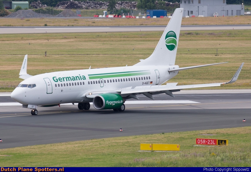D-AGET Boeing 737-700 Germania by Sippowitz