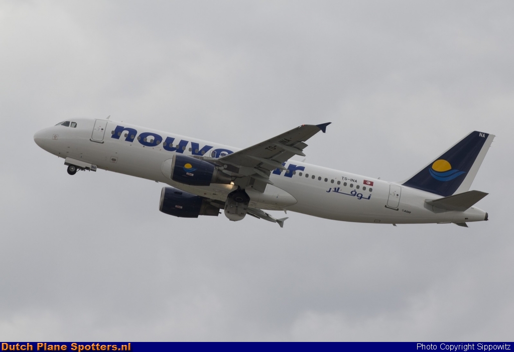 TS-INA Airbus A320 Nouvelair by Sippowitz