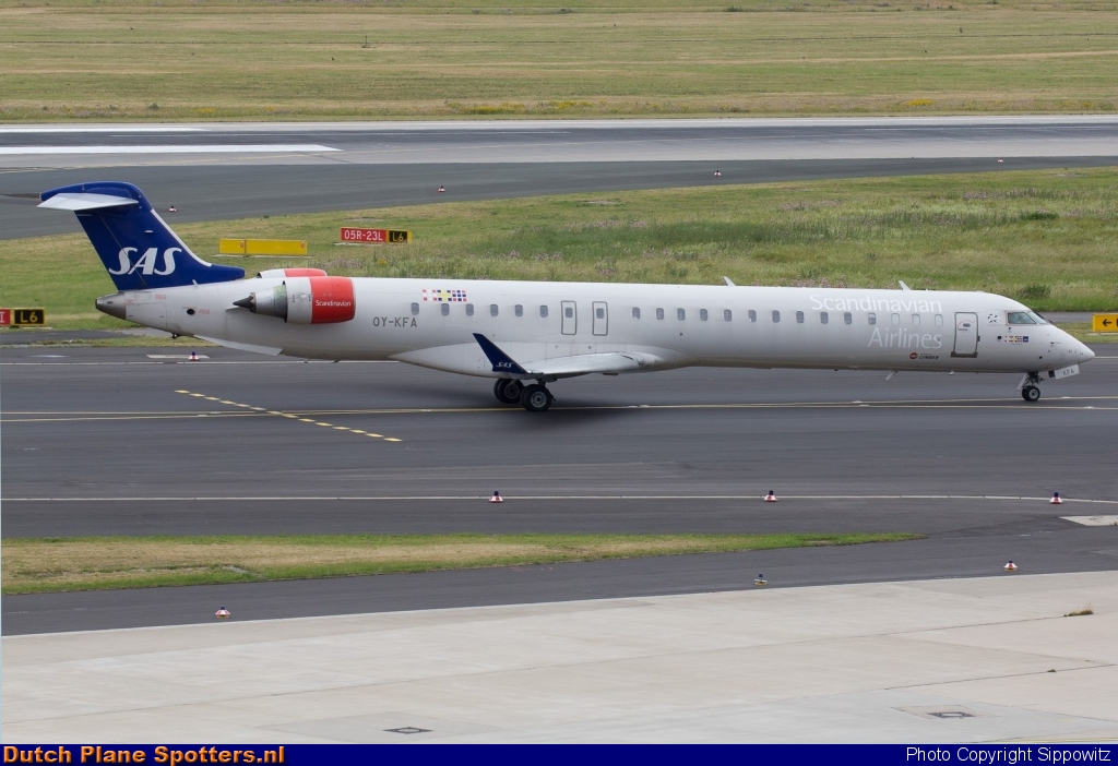 OY-KFA Bombardier Canadair CRJ900 Cimber A/S (SAS Scandinavian Airlines) by Sippowitz