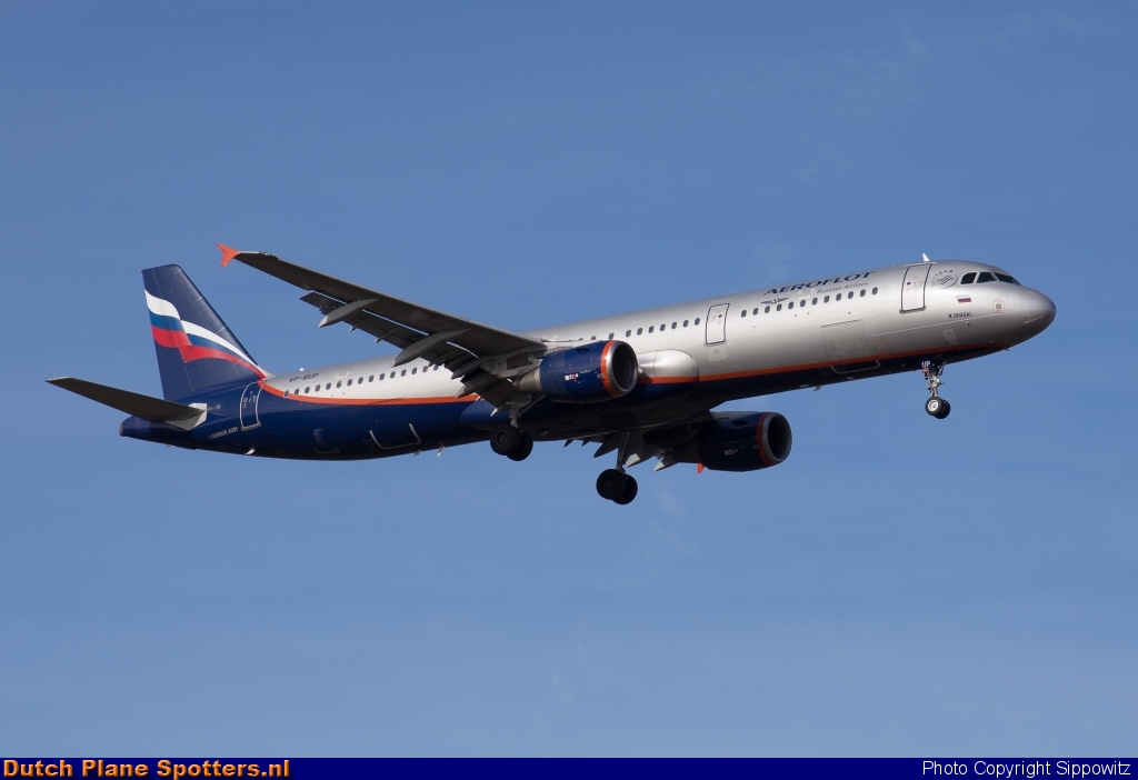 VP-BUP Airbus A321 Aeroflot - Russian Airlines by Sippowitz