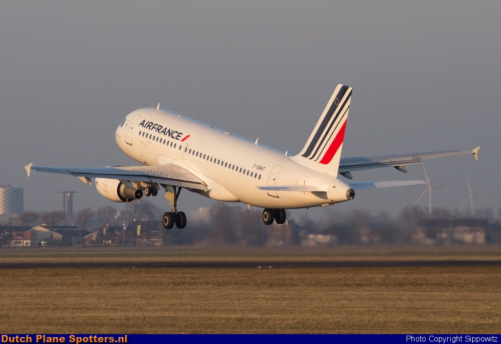 F-GRHT Airbus A319 Air France by Sippowitz