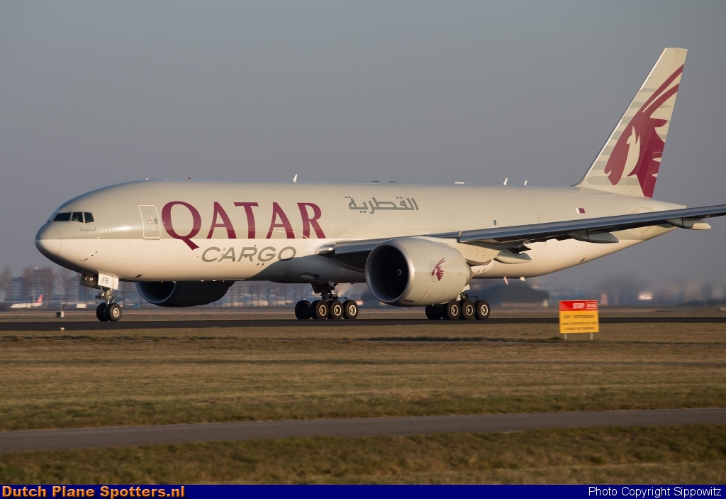A7-BFE Boeing 777-F Qatar Airways Cargo by Sippowitz