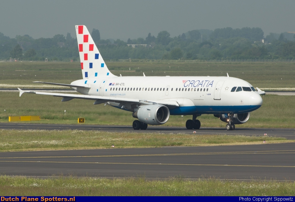 9A-CTL Airbus A319 Croatia Airlines by Sippowitz