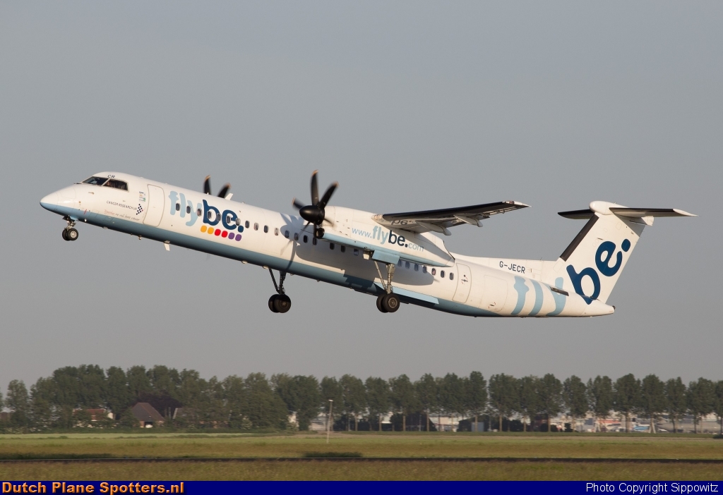 G-JECR Bombardier Dash 8-Q400 Flybe by Sippowitz