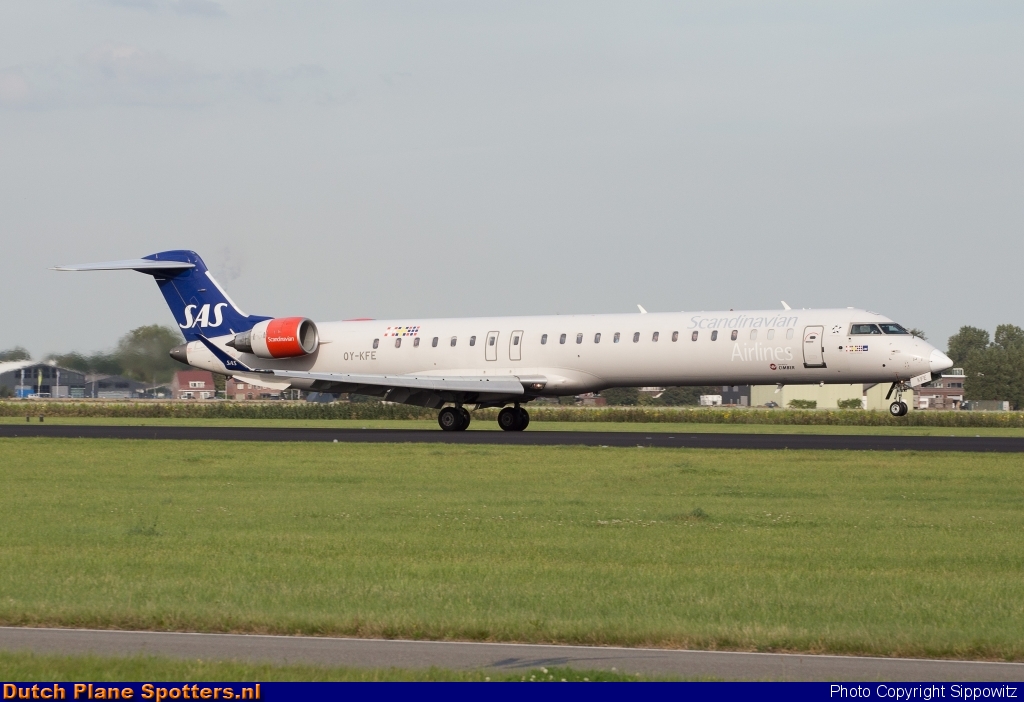 OY-KFE Bombardier Canadair CRJ900 Cimber A/S (SAS Scandinavian Airlines) by Sippowitz