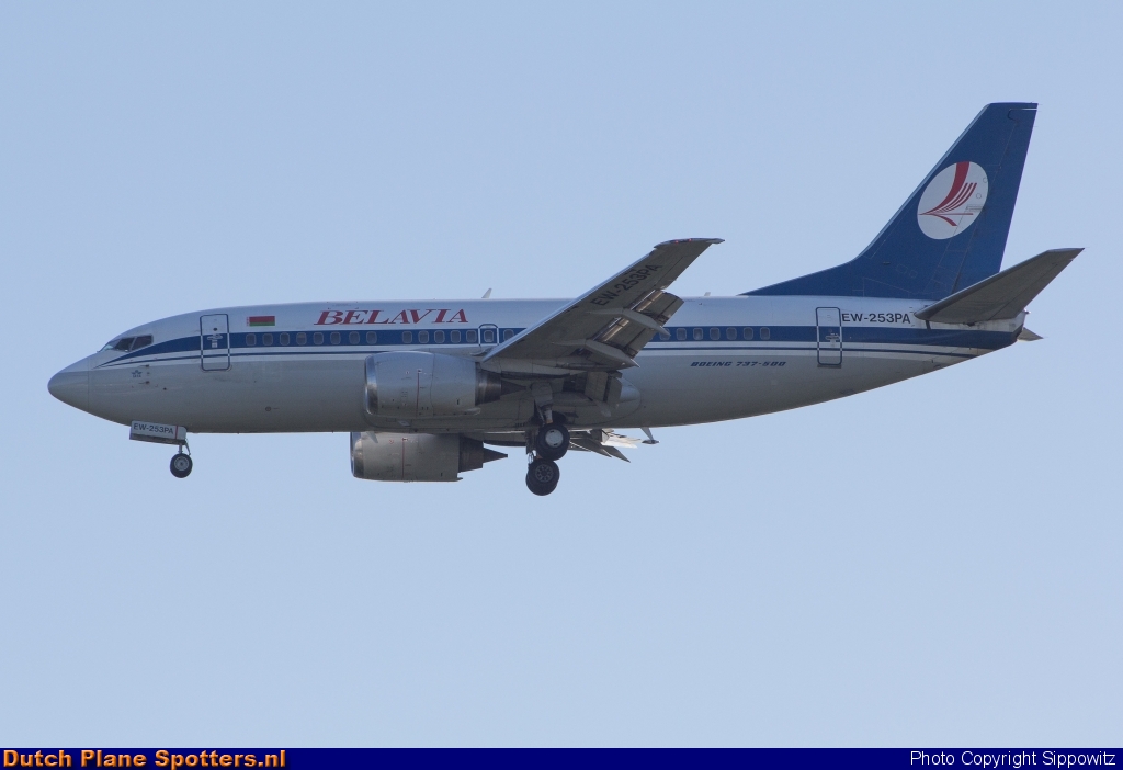 EW-253PA Boeing 737-500 Belavia Belarusian Airlines by Sippowitz