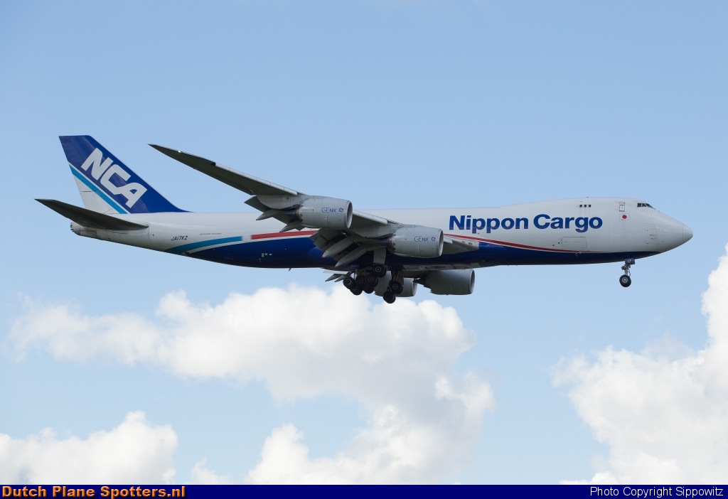 JA17KZ Boeing 747-8 Nippon Cargo Airlines by Sippowitz
