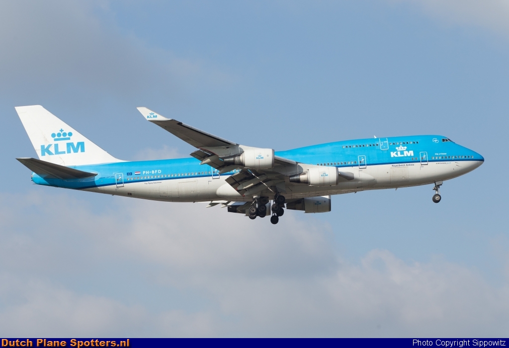 PH-BFD Boeing 747-400 KLM Royal Dutch Airlines by Sippowitz