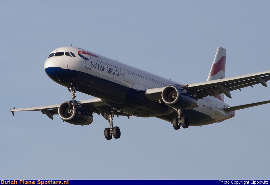 G-EUXI Airbus A321 British Airways by Sippowitz