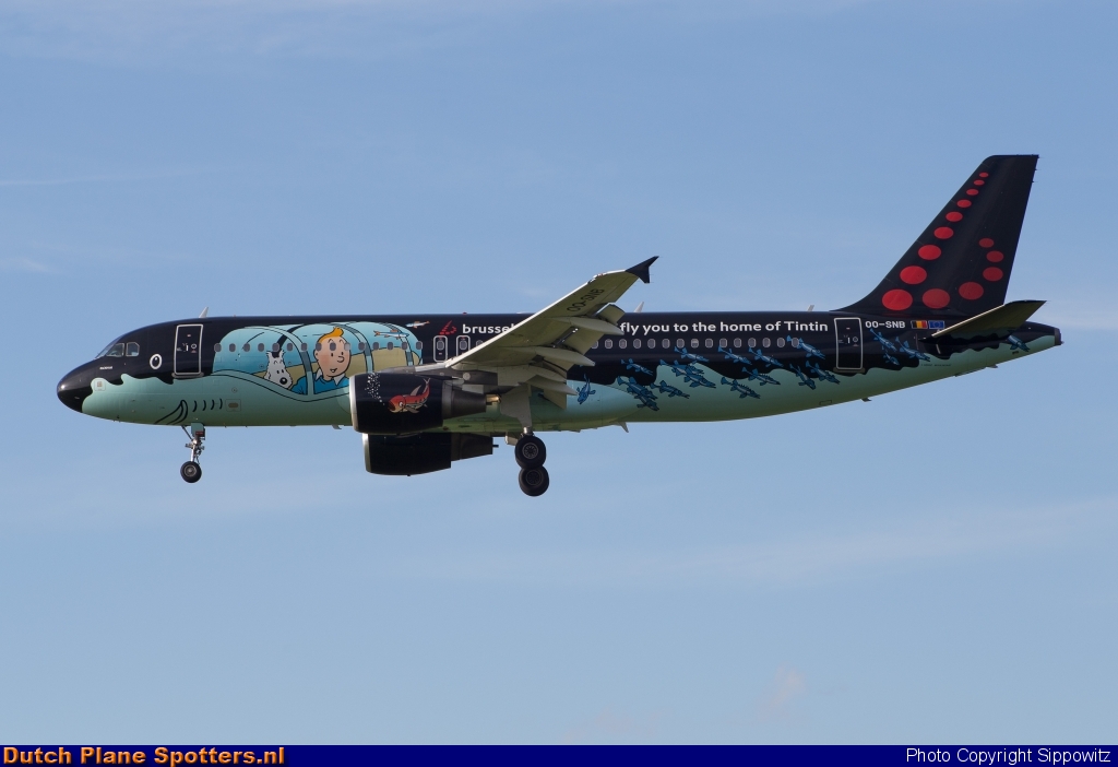 OO-SNB Airbus A320 Brussels Airlines by Sippowitz