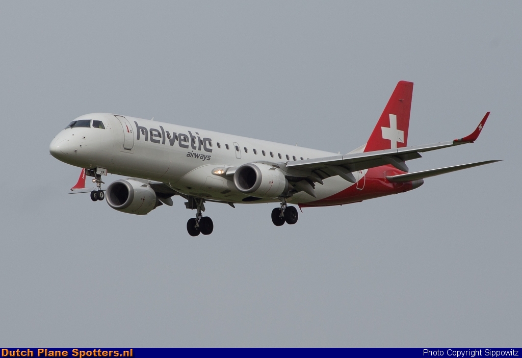 HB-JVP Embraer 190 Helvetic Airways by Sippowitz