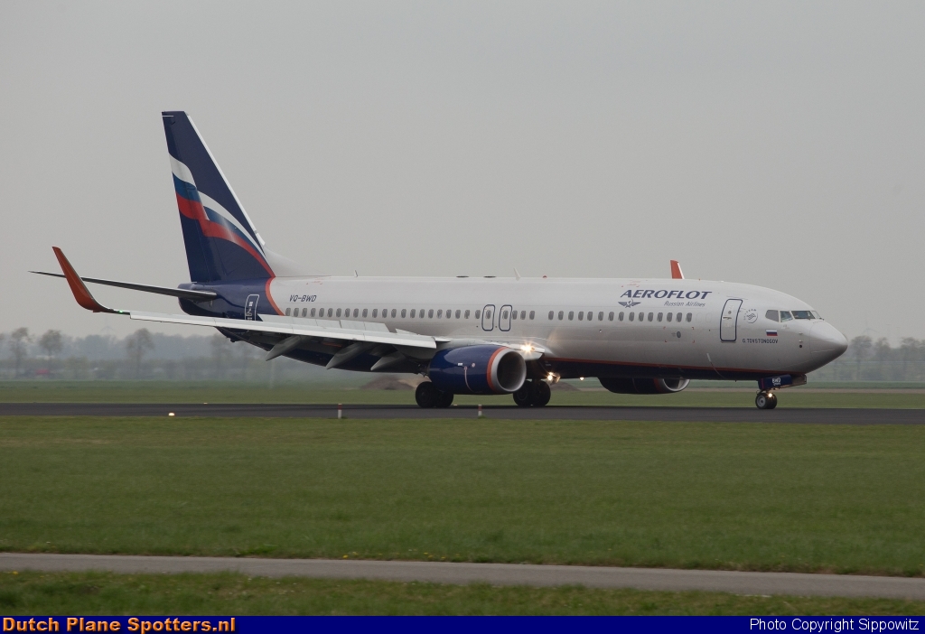 VQ-BWD Boeing 737-800 Aeroflot - Russian Airlines by Sippowitz