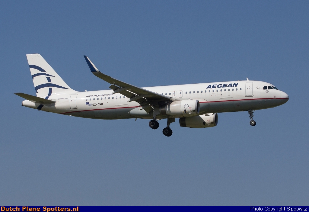 SX-DNB Airbus A320 Aegean Airlines by Sippowitz