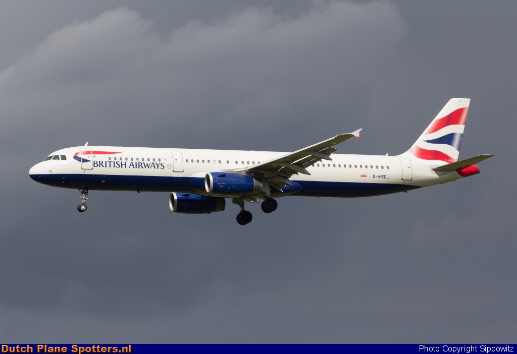 G-MEDL Airbus A321 British Airways by Sippowitz