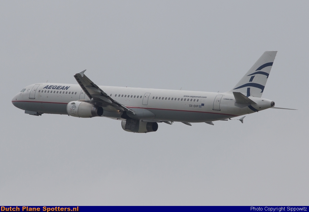 SX-DVP Airbus A321 Aegean Airlines by Sippowitz