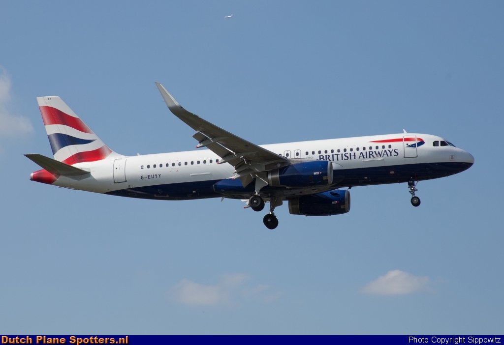 G-EUYY Airbus A320 British Airways by Sippowitz