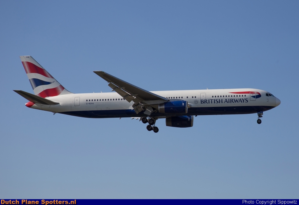 G-BZHA Boeing 767-300 British Airways by Sippowitz