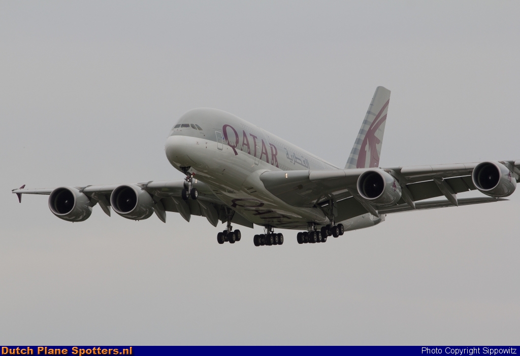 A7-APA Airbus A380-800 Qatar Airways by Sippowitz
