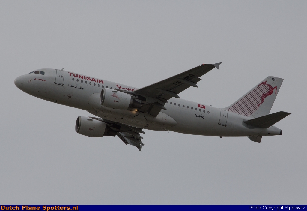 TS-IMQ Airbus A319 Tunisair by Sippowitz