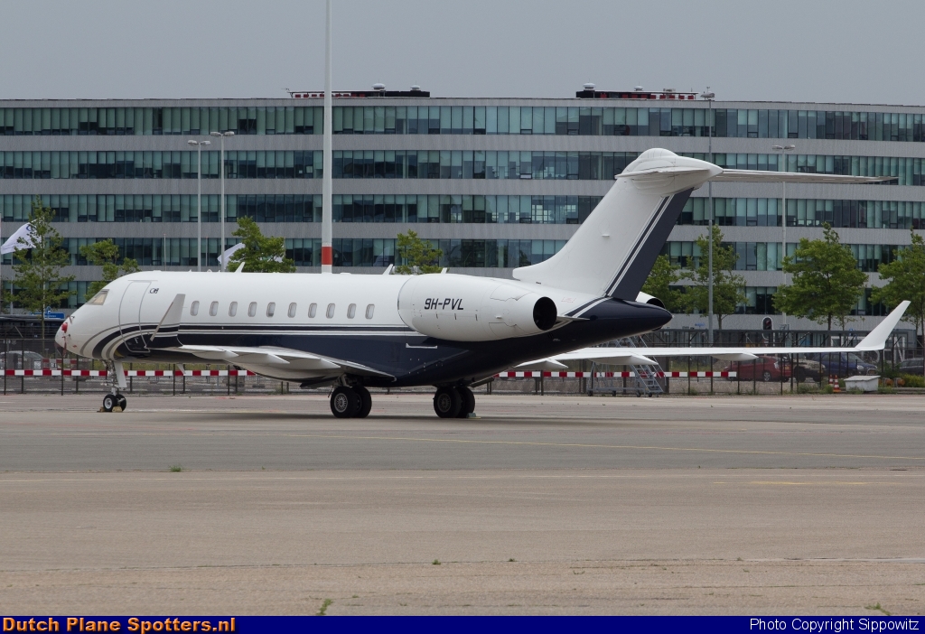 9H-PVL Bombardier BD-700 Global 5000 Hyperion Aviation by Sippowitz